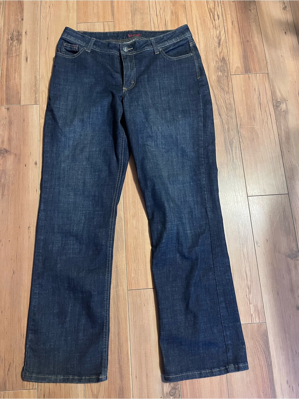 Wrangler Dark Indigo Jeans with Red Logo